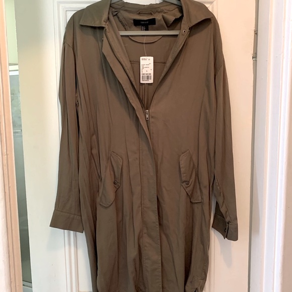 Olive Green Forever21 Jacket - Picture 1 of 5